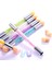 Sarı 2 Sünger ile 1 Adet Nail Art Dekorasyon Kademeli Allık Boyama Kalem Fototerapi Çift Başlı Degrade Fırçalar Kolu Sünger Tırnak Sanat Araçları H0993 (Yurt Dışından) 2