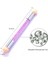 Sarı 2 Sünger ile 1 Adet Nail Art Dekorasyon Kademeli Allık Boyama Kalem Fototerapi Çift Başlı Degrade Fırçalar Kolu Sünger Tırnak Sanat Araçları H0993 (Yurt Dışından) 4