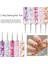 1 2 Yollu Süsleyen Kalem Aracı Nail Art Ucu Çok Renkli Süsleyen Aracı Set Nokta Boya Manikür Seti Kabartma Desen Kil Şekillendirici (Yurt Dışından) 3