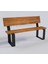 Masif Ahşap Sırtlı Bank/ceviz/70 Cm/ 1