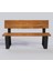 Masif Ahşap Sırtlı Bank/ceviz/70 Cm/ 2