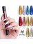Mcb-06 1 Adet 18 Renk Neon Aurora Katı Toz Hava Yastığı Sihirli Kalem Nail Art Lazer Sihirli Ayna Etkisi Phantom Çivi Kalem Manikür Aracı (Yurt Dışından) 5