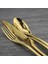 Altın 4 Adet/takım Gül Yemek Takımı Seti Paslanmaz Çelik Çatal Bıçak Kaşık Seti Sofra Bıçağı Çatal Çay Kaşığı Sofra Seti Ev Mutfak Gümüş Seti (Yurt Dışından) 3