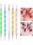 5 Adet Nail Art Süsleyen Kalem Aracı Çivi Tasarımları Için Çift Uçlu Çizim Boyama Rhinestones Nail Art Ucu Nokta Boya Manikür Seti (Yurt Dışından) 1