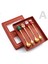 4pcs-Gold-A3 6/4/2pcs Noel Hediyesi Glod Kaşık Çatal Seti Elk Noel Ağacı Dekorasyon Tatlı Kepçe Meyve Çatalı Kahve Kaşığı Çatal Bıçak Kaşık Seti (Yurt Dışından) 1