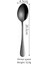 LF1HSDINNERSPOON1PC Paslanmaz Çelik Sofra Ayna Çatal Bıçak Kaşık Seti Siyah Mutfak Seti Yemek Kaşık ve Çatal Yemek Takımı Sofra Ev Sofra Takımı (Yurt Dışından) 1