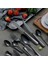 LF1HSDINNERSPOON1PC Paslanmaz Çelik Sofra Ayna Çatal Bıçak Kaşık Seti Siyah Mutfak Seti Yemek Kaşık ve Çatal Yemek Takımı Sofra Ev Sofra Takımı (Yurt Dışından) 5