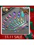 LF1CHSCAKESCOOP1PC 1 Adet Gökkuşağı Sofra Seti Paslanmaz Çelik Çatal Bıçak Kaşık Seti Kaşık Çatal Bıçak Yemek Takımı Seti Sofra Ayna Akşam Yemeği Mutfak Sofra Takımı (Yurt Dışından) 3