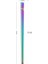 Chopstick 23 cm Ayna Gökkuşağı Paslanmaz Çelik Çatal Seti Tatlı Çatal Kaşık Bıçak Gümüş Seti Sofra Çelik Chopstick Komple Yemek Takımı (Yurt Dışından) 1