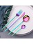 Chopstick 23 cm Ayna Gökkuşağı Paslanmaz Çelik Çatal Seti Tatlı Çatal Kaşık Bıçak Gümüş Seti Sofra Çelik Chopstick Komple Yemek Takımı (Yurt Dışından) 4