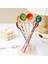 15.6x3 Cm-Stil 2 Cam Süt Kaşığı Renkli Şeffaf Kahve Tatlı Karıştırma Kaşıkları Uzun Spiral Saplı Yüksek Sıcaklığa Dayanıklı Mutfak 1 Pc (Yurt Dışından) 5