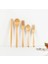 Kaşık 23.5x4 cm B 3 Adet Tahta Kaşık Çatal Çubuklarını Üç Parçalı Set Öğrenci Taşınabilir Ahşap Sofra Seti Lotus Ağacı Ahşap Kütük Malzeme Düz Renk (Yurt Dışından) 2
