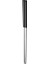 Chopstick 23 cm Siyah Gümüş Çatal Kaşık Bıçak Paslanmaz Çelik Çatal Seti Sofra Çubuklarını Yemek Takımı Seti Gümüş Çay Kaşığı Sofra Takımı Seti (Yurt Dışından) 1