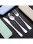 Pembe 3 3 Adet/takım Taşınabilir Paslanmaz Çelik Çatal Takım Elbise Depolama Chopstick Sofra Çatal Seti Seyahat Kamp Bıçak Çatal Bıçak Takımı Kutusu Kaşık (Yurt Dışından) 4