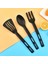 Stil 3 Mutfak Eşyaları Set Servis Pişirme Mutfak Çatal Kaşık Silikon Kiti Spatula Sofra Taşınabilir Kamp Plastik Oluklu Sofra Takımı (Yurt Dışından) 3