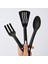 Stil 3 Mutfak Eşyaları Set Servis Pişirme Mutfak Çatal Kaşık Silikon Kiti Spatula Sofra Taşınabilir Kamp Plastik Oluklu Sofra Takımı (Yurt Dışından) 4