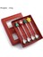 4PCS-SILVER-E01 4pcs / 2pcs Noel Hediyesi Çatal Kaşık Çatal Seti Elk Noel Ağacı Dekorasyon Tatlı Kaşığı Meyve Çatalı Kahve Kaşığı Çatal Hediye (Yurt Dışından) 1