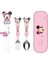4 Pcs7 1 Takım Disney Mickey Mouse Serisi Çocuk Eğitim Çubuklarını Kaşık Çatal Çatal Minnie Mickey Çocuk Çatal Bıçak Kaşık Seti (Yurt Dışından) 1