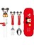 4 Pcs7 1 Takım Disney Mickey Mouse Serisi Çocuk Eğitim Çubuklarını Kaşık Çatal Çatal Minnie Mickey Çocuk Çatal Bıçak Kaşık Seti (Yurt Dışından) 4