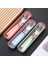 Pink-4pcs 410 Paslanmaz Çelik Çubuklarını Sofra Taşınabilir Çatal Kaşık Öğrenci Ofis Çalışanı Üç Parçalı Sevimli Saklama Kutusu Çatal Bıçak Kaşık Seti (Yurt Dışından) 3
