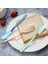 Stil 3 304 Paslanmaz Çelik Tereyağı Bıçağı Peynir Tatlı Reçel Bıçakları Krema Çatal Bıçak Takımı Marmelat Tost Ekmeği Bıçakları Tereyağı Serpme Makinesi (Yurt Dışından) 3