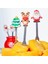 B3 -6 Adet Metal 1 Takım Noel Ağacı Paslanmaz Çelik Tatlı Meyve Çatalları Tutucu Seti Mini Sevimli Salata Gıda Çatal Bıçak Takımı Yemek Takımı Mutfak Aletleri (Yurt Dışından) 4