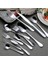 LF1YSCAKESCOOP1PC Batı Çatal Bıçak Kaşık Seti Paslanmaz Çelik Sofra Kaşık Çatal Bıçak Yemek Takımı Seti Mutfak Yemeği Seti Sofra Lüks Ev Sofra Takımı (Yurt Dışından) 5