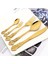 Tatlı Kaşığı 6 Adet Drmfiy Royal 6/24 Adet Çatal Bıçak Kaşık Seti Paslanmaz Çelik Batı Yemek Takımı Sofra Seti Bıçaklar Çatal Kahve Çay Kaşığı Gümüş Set (Yurt Dışından) 5