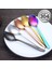 G3 304 Paslanmaz Çelik Salata Kaşığı Çatal Kaşık Seti Kaşık Hediye Çatal Meyve Çatal Çorba Kaşığı Batı Gıda Çatal Kaşık Çocuk Kaşık (Yurt Dışından) 2