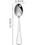 Sharp Spoon5 Paslanmaz Çelik Ev Yemek Takımı Yetişkin Çocuk Buz Kaşığı Meyve Biftek Çatal Bıçak Gümüş Sofra Taşınabilir Batı Çatal Bıçak Takımı (Yurt Dışından) 1