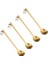 4PCS-GOLD-G02 4pcs / 2pcs Noel Hediyesi Çatal Kaşık Çatal Seti Elk Noel Ağacı Dekorasyon Tatlı Kaşığı Meyve Çatalı Kahve Kaşığı Çatal Hediye (Yurt Dışından) 1