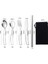 4pcs-Set 304 Paslanmaz Çelik Katlanır Kaşık Spork Açık Sofra Açık Kamp Tencere Hafif Katlanmış Sofra Takımı Piknik (Yurt Dışından) 3