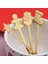 4pcs-Yeşil Kutu 2pcs / 4pcs Noel Hediyesi Dekorasyon Tatlı Kaşıkları Kardan Adam Noel Çorabı Çatal Kaşık Noel Hediye Kutusu Zencefilli Kurabiye Kaşığı (Yurt Dışından) 2