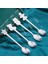 4pcs-Yeşil Kutu 2pcs / 4pcs Noel Hediyesi Dekorasyon Tatlı Kaşıkları Kardan Adam Noel Çorabı Çatal Kaşık Noel Hediye Kutusu Zencefilli Kurabiye Kaşığı (Yurt Dışından) 5