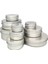 Gümüş 10G --- 41MM x 15MM Metal Alüminyum 50 Adet Kozmetik Konteyner Alüminyum Mum Kavanoz Boş Teneke Metal Gümüş Kapaklı Dudak Balsamı Pot Vida Krem Kutusu 15G 30G 50G 80G 100G (Yurt Dışından) 1