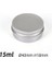 15ML 5pc 5ML-250ML Kozmetik Alüminyum Kutular Alüminyum Kutular Gümüş Alüminyum Teneke Kutular Vidalı Üst Yuvarlak Mum Baharat Teneke Kutular Kapaklı Konteynerler (Yurt Dışından) 1