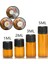 Fiş 1 ml D Kap 100 Adet 1 Ml/2 Ml/3 Ml/5 ml Boş Dram Amber Cam Esansiyel Yağ Şişesi Ince Cam Küçük Amber Parfüm Yağı Şişeleri Numune Test Şişesi (Yurt Dışından) 2