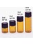 Fiş 1 ml D Kap 100 Adet 1 Ml/2 Ml/3 Ml/5 ml Boş Dram Amber Cam Esansiyel Yağ Şişesi Ince Cam Küçük Amber Parfüm Yağı Şişeleri Numune Test Şişesi (Yurt Dışından) 4