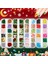 4 Tırnak Chunkys Yapışması Kolay 12 Izgara Noel Nail Art Payetler Tırnak Pırıltıları Dekoratif (Yurt Dışından) 2