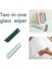 [sıcak] Ev Çok Fonksiyonlu Cam Silecek Artefakt Kazıma Temizleme Özel Ikisi Bir Arada Çift Taraflı Silecek Bıçağı Silikon Fırça (Yurt Dışından) 2