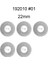 Iyı Ck 5 Adet Diş Elmas Disk Diskler Çift Taraflı Grit Kesme Diski Aracı 0.2mm Kalınlık Diş Laboratuvarı 22MM/19MM/16MM (Yurt Dışından) 1