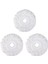 360° Döndürme Için 3 Yedek Mop Mikro Kafalı Yedek Kasırga Sihirli Mop-Mikrofiber Yedek Mop Başlığı-Yuvarlak Şekil Standart Boyut (Beyaz-3'lü Paket) (Yurt Dışından) 1