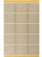 Nordik Nrk 01 White Yellow Çift Taraflı Pamuklu Banyo Balkon Kilim Makinede Yıkanabilir Mutfak Kilim 2