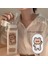 Beyaz B 700ML Ayı Pastel Su Şişesi 3D Etiketli 700ML/900ML Plastik Seyahat Çay Suyu Süt Taşınabilir Sevimli Shaker Içme Şişesi Hediye (Yurt Dışından) 1