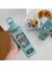 Yeşil 700ML Ayı Pastel Su Şişesi 3D Etiketli 700ML/900ML Plastik Seyahat Çay Suyu Süt Taşınabilir Sevimli Shaker Içme Şişesi Hediye (Yurt Dışından) 1