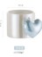 Mavi 01 301-400 ml Sevimli Seramik Fincan Kahve Kupa Su Bardağı Üç Boyutlu Kalp Şeklinde Kolu Çay Fincanı Öğleden Sonra Çay Kahve Fincanı Kupalar Pembe Çay Bardağı (Yurt Dışından) 1