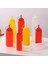 WHITE-240ML 4 Boyutlu Sos Sıkma Şişeleri 240/360/500/680ML, Ketçap Salata Sosu Hardal Mayo Çeşni Zeytinyağı Şişeleri Mutfak Aracı (Yurt Dışından) 1