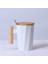 21 301-400 ml Iskandinav Ahşap Saplı Seramik Porselen Kupa Kahve Fincanları Edebi Su Çay Bardağı Süt Kupa Kahve Fincanı Drinkware Coffeeware Teaware (Yurt Dışından) 1