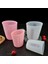 Pembe 250ML Mutfak Silikon Ölçüm Kabı Çift Ölçekli Karıştırma Kabı Ölçme Aracı Yeniden Kullanılabilir Ölçekli Ölçüm Kabı Dıy Pişirme Süt Fincanı Ölçekli (Yurt Dışından) 3
