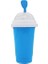 Mavi 301-400ML Dıy Slushy Maker Buz Bardağı Seyahat Taşınabilir Çift Katmanlı Silika Bardak Sıcak Yaz Soğutucu Buz Içine Smoothie Çocuk Yetişkin Slushy Kupası (Yurt Dışından) 1